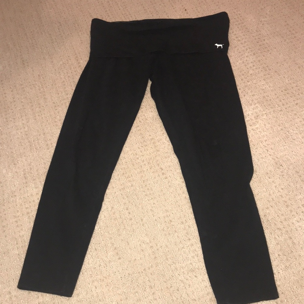 VS PINK Black Leggings